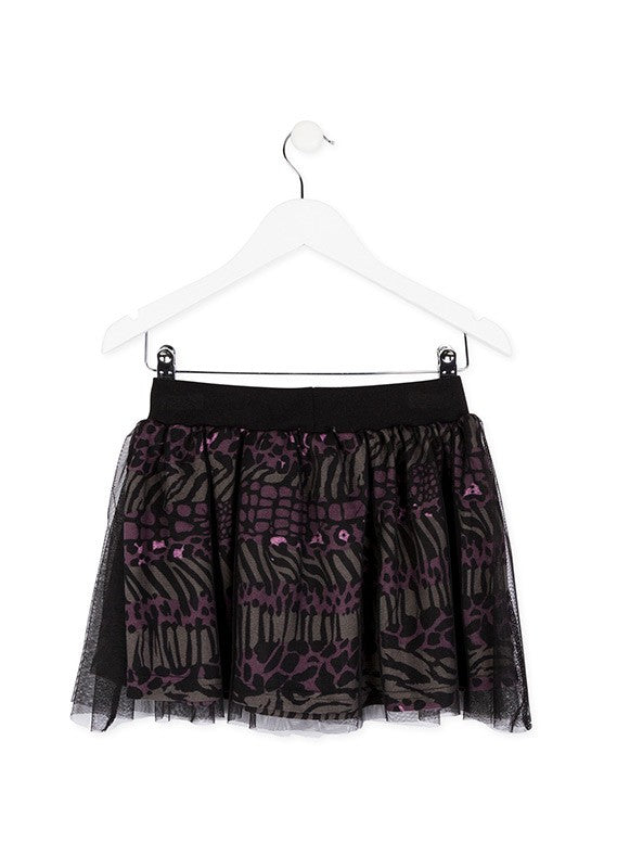 Losan 724-7017AB-063 spódnica tiul kolor czarny -  - #tag1# - #tag2# - #tag3# - #tag4#