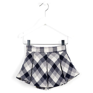 Losan spódnica krata 626-7735AD  kolor czrny/popiel -  - #tag1# - #tag2# - #tag3# - #tag4#