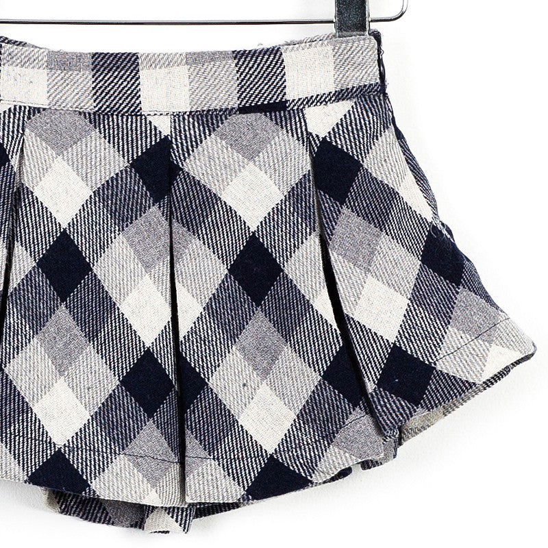 Losan spódnica krata 626-7735AD  kolor czrny/popiel -  - #tag1# - #tag2# - #tag3# - #tag4#