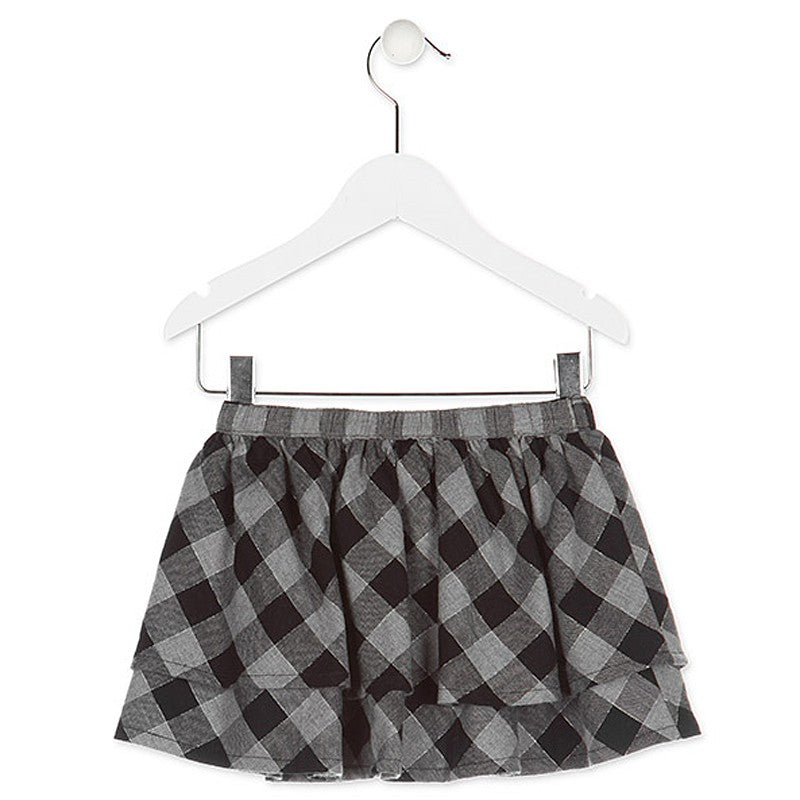 Losan spódniczka dla dziewczyny kolor szary 826-7029AD - - #tag1# - #tag2# - #tag3# - #tag4#