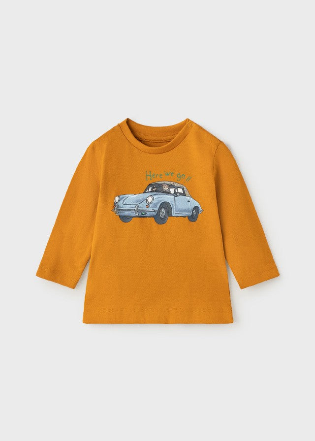 Mayoral 11-02067-043 Koszulka z długim rękawem chłopięca 2067-43 Pomarańczowy -  - #tag1# - #tag2# - #tag3# - #tag4#