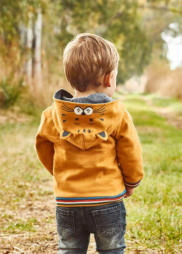 Mayoral 11-02425-057 Bluza z kapturem dla chłopca 2425-57 Pomarańcz - - #tag1# - #tag2# - #tag3# - #tag4#