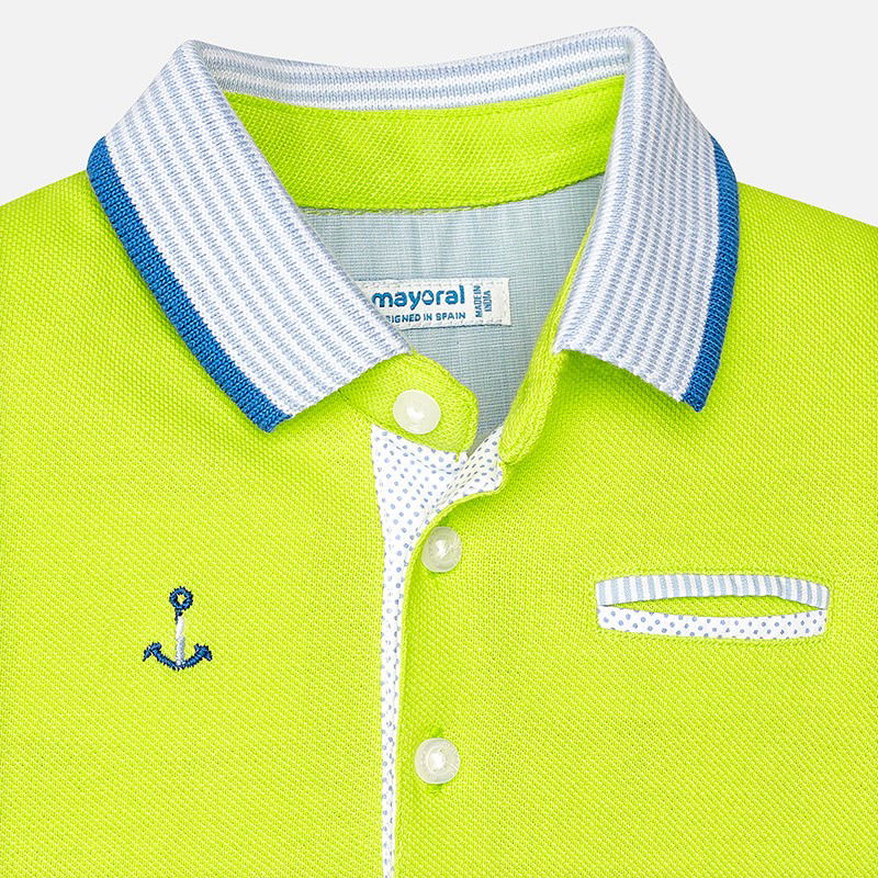 Mayoral 1138-91 Koszulka polo krótki rękaw kolor Brokuł - - #tag1# - #tag2# - #tag3# - #tag4#
