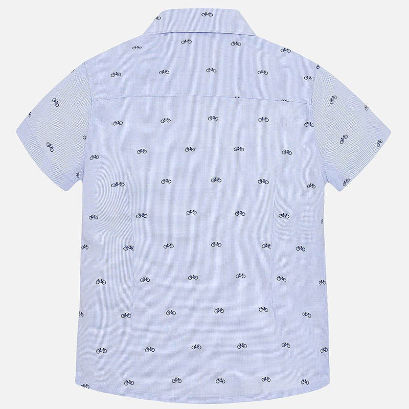 Mayoral 1149-59 Koszula krót.ręk. nadruk  kolor Rajski -  - #tag1# - #tag2# - #tag3# - #tag4#