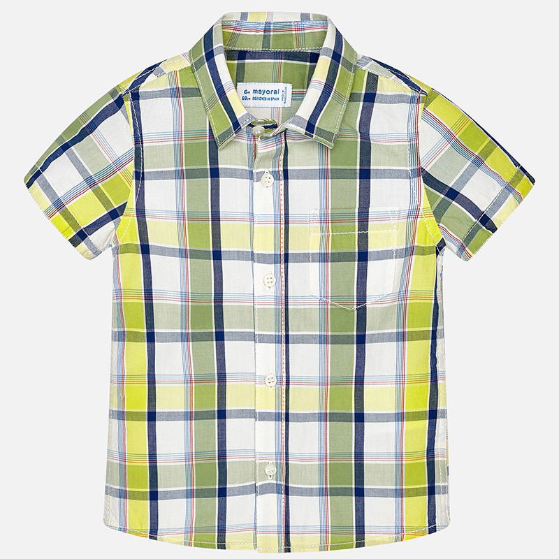 Mayoral 1162-49 Koszula chłopięca kolor Limonka -  - #tag1# - #tag2# - #tag3# - #tag4#
