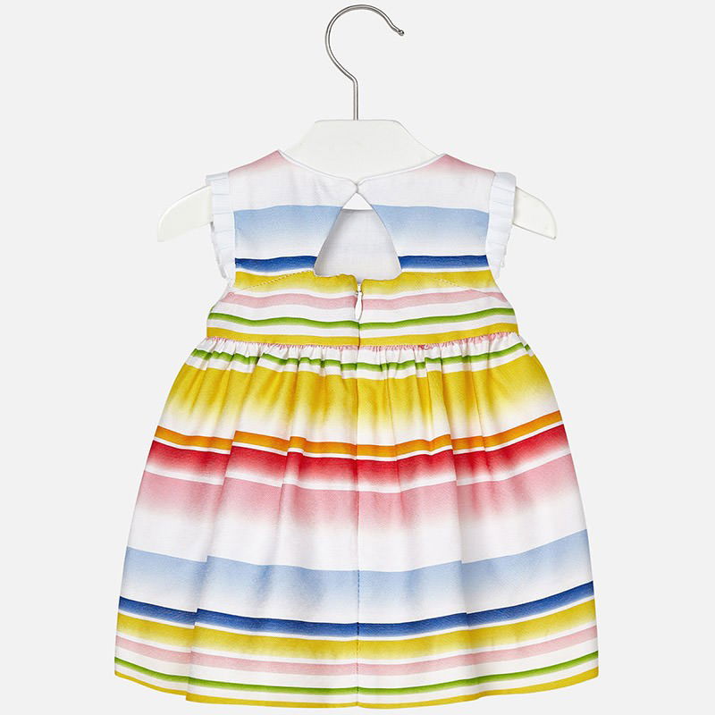 Mayoral 1952-3 Sukienka dziewczęca paski kolor Żółty -  - #tag1# - #tag2# - #tag3# - #tag4#