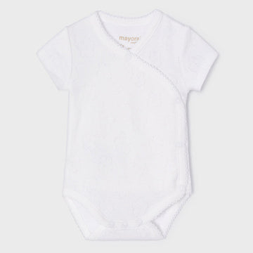 Mayoral 22-00191-095 Body dla dziewczynki 191-95 biały - - #tag1# - #tag2# - #tag3# - #tag4#