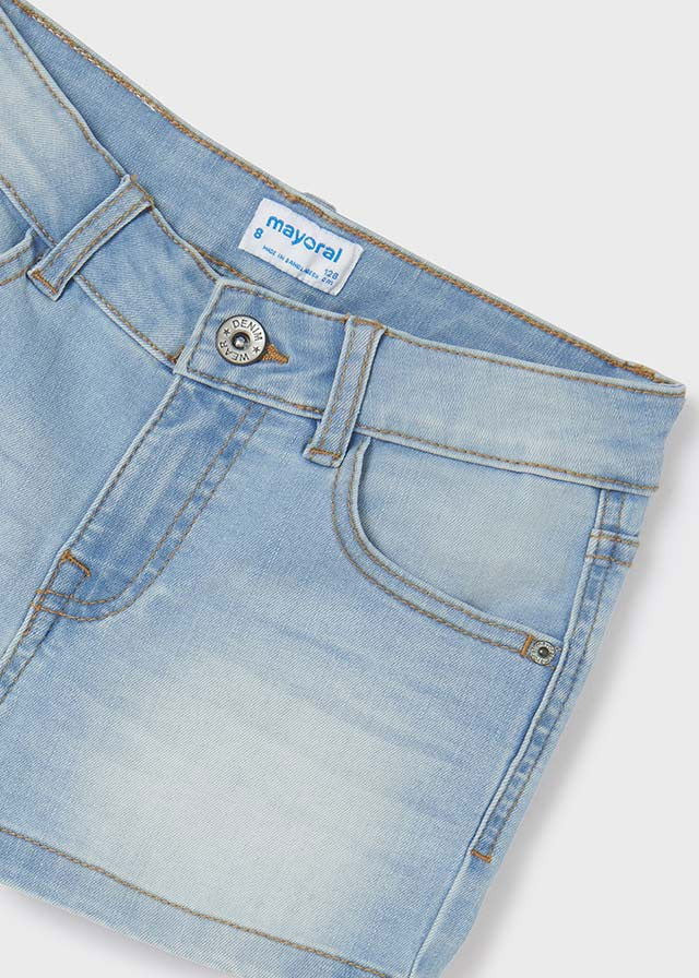 Mayoral 22-00235-076 Szorty jeansowe dziewczęce 235-76 jasny - - #tag1# - #tag2# - #tag3# - #tag4#