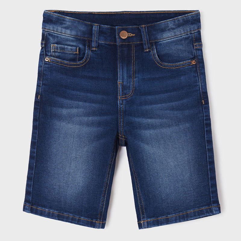 Mayoral 22-00252-048 Bermudy jeansowe chłopięce 252-48 ciemny - - #tag1# - #tag2# - #tag3# - #tag4#