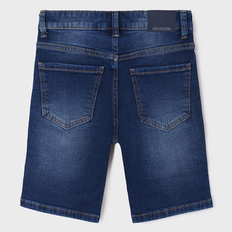 Mayoral 22-00252-048 Bermudy jeansowe chłopięce 252-48 ciemny - - #tag1# - #tag2# - #tag3# - #tag4#