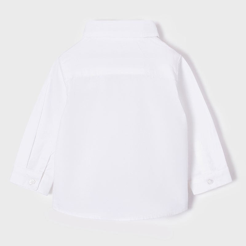 Mayoral 22-01117-095 Koszula z muszką chłopiec 1117-95 biały -  - #tag1# - #tag2# - #tag3# - #tag4#