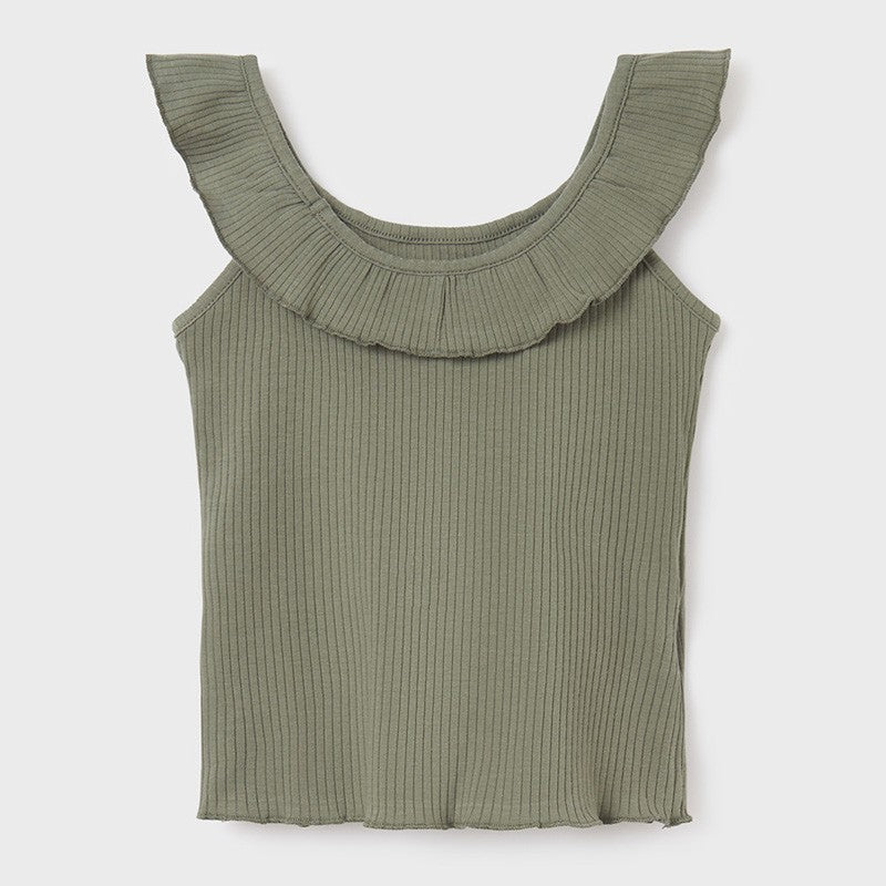 Mayoral 22-06040-032 Koszulka na ramiączkach dziewczynka 6040-32 algi -  - #tag1# - #tag2# - #tag3# - #tag4#