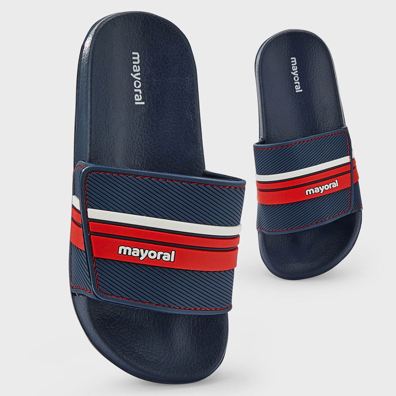 Mayoral 22-45409-015 Klapki na rzepy chłopiec 45409-15 granatowy - - #tag1# - #tag2# - #tag3# - #tag4#