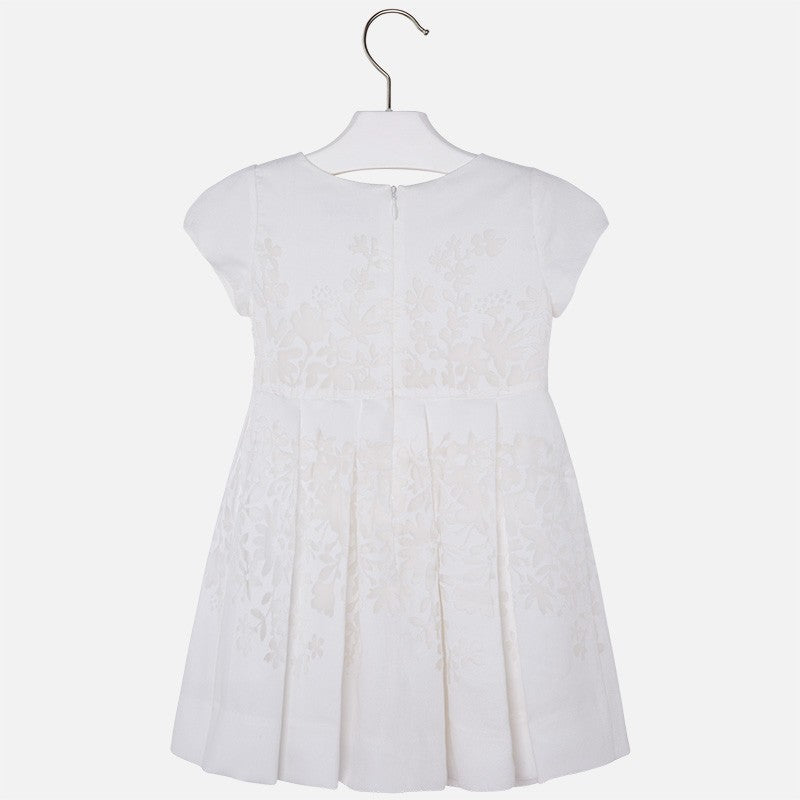 Mayoral 3937-54 Sukienka kwiatki  kolor Kremowy -  - #tag1# - #tag2# - #tag3# - #tag4#