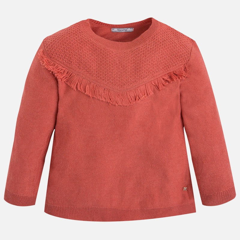 Mayoral 4326-69 Sweter trykot kolor Cegła - - #tag1# - #tag2# - #tag3# - #tag4#