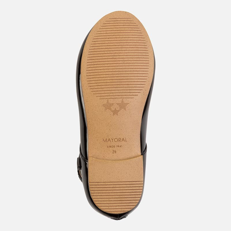 Mayoral 44709-38 Buciki dziewczęce balerinki lakierowane kolor Czarny -  - #tag1# - #tag2# - #tag3# - #tag4#