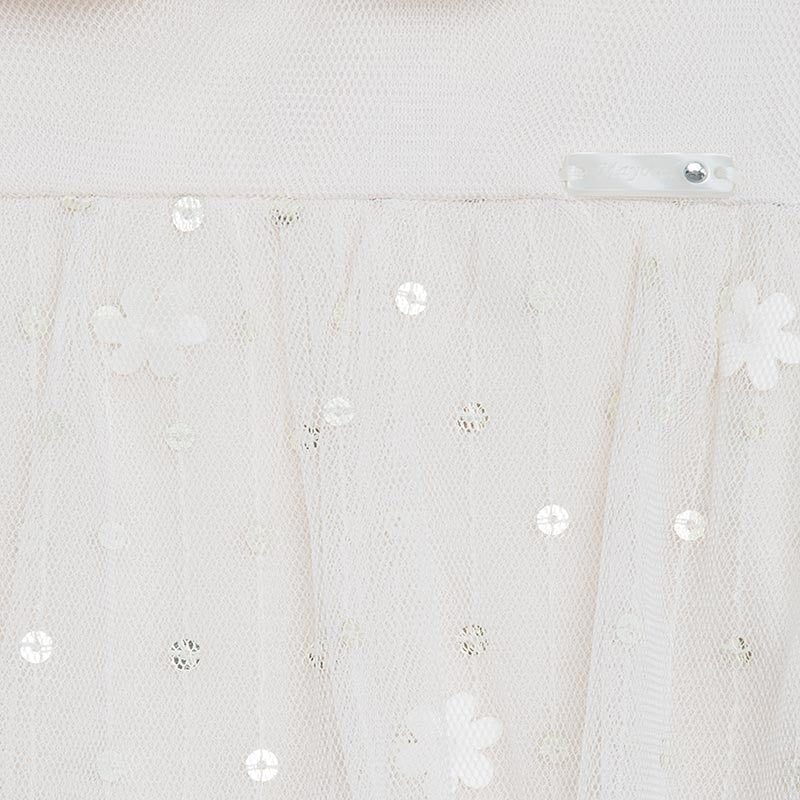 Mayoral 4933-49 Sukienka tiul Kremowy -  - #tag1# - #tag2# - #tag3# - #tag4#