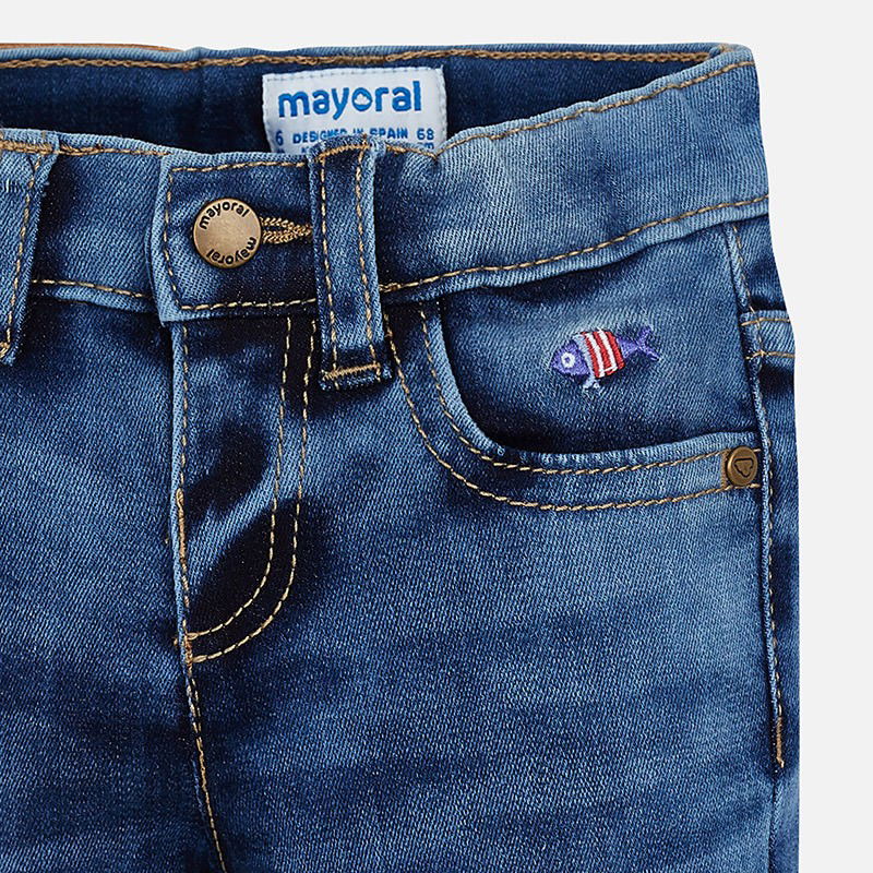 Mayoral 503-15 Spodnie jeans chłopięce kolor niebieski - - #tag1# - #tag2# - #tag3# - #tag4#