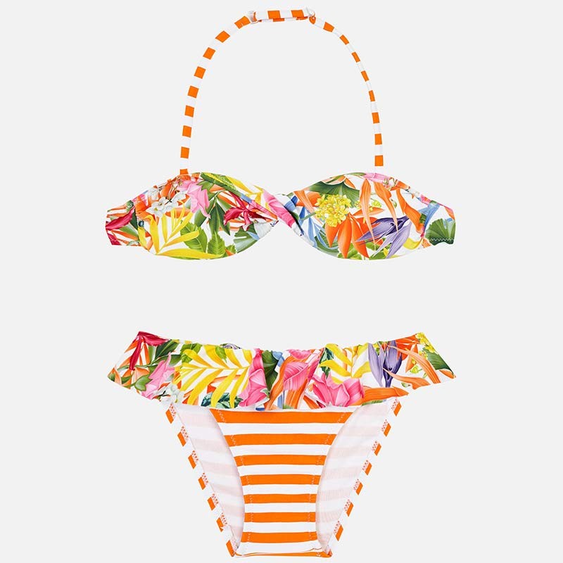 Mayoral 6711-87 Bikini z nadrukiem dziecięce Pomarańcz - - #tag1# - #tag2# - #tag3# - #tag4#
