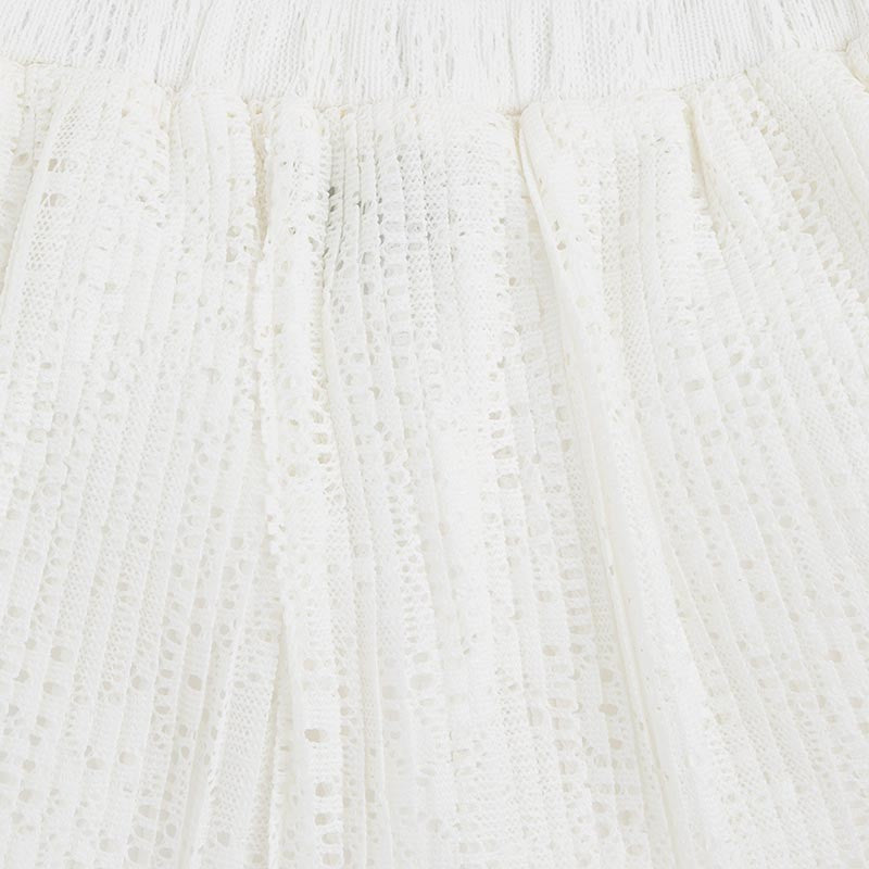 Mayoral 6901-52 Spódnica plisowana koronka Wanilia -  - #tag1# - #tag2# - #tag3# - #tag4#