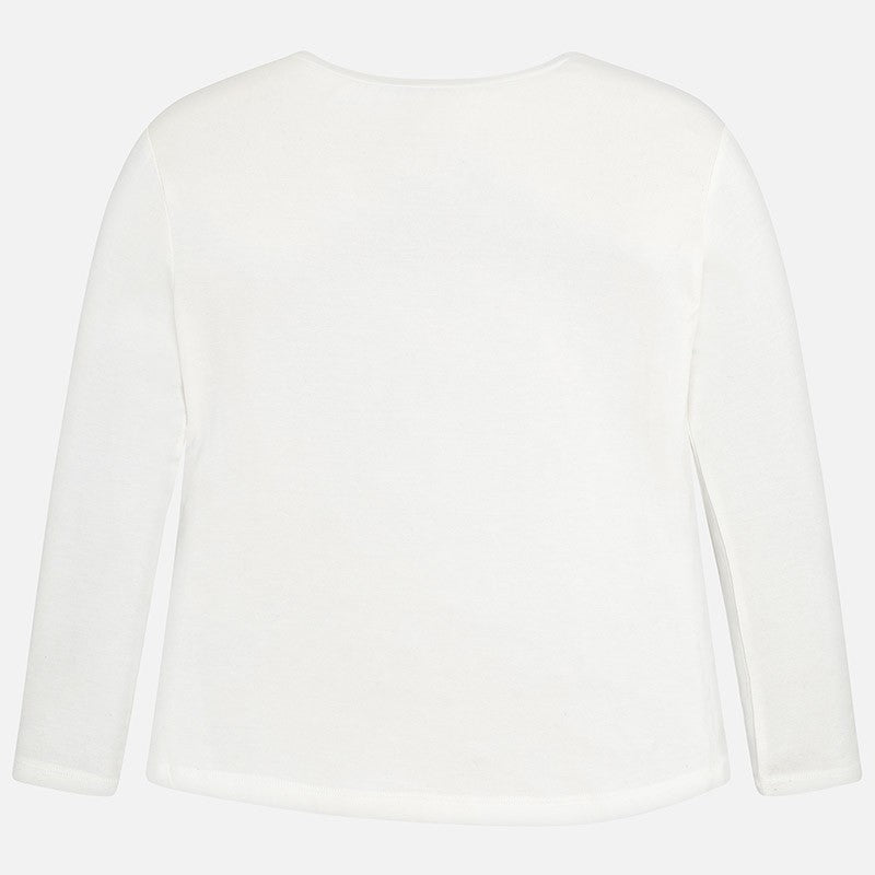 Mayoral 7056-76 Koszulka dziewczęca kolor Kremowy -  - #tag1# - #tag2# - #tag3# - #tag4#