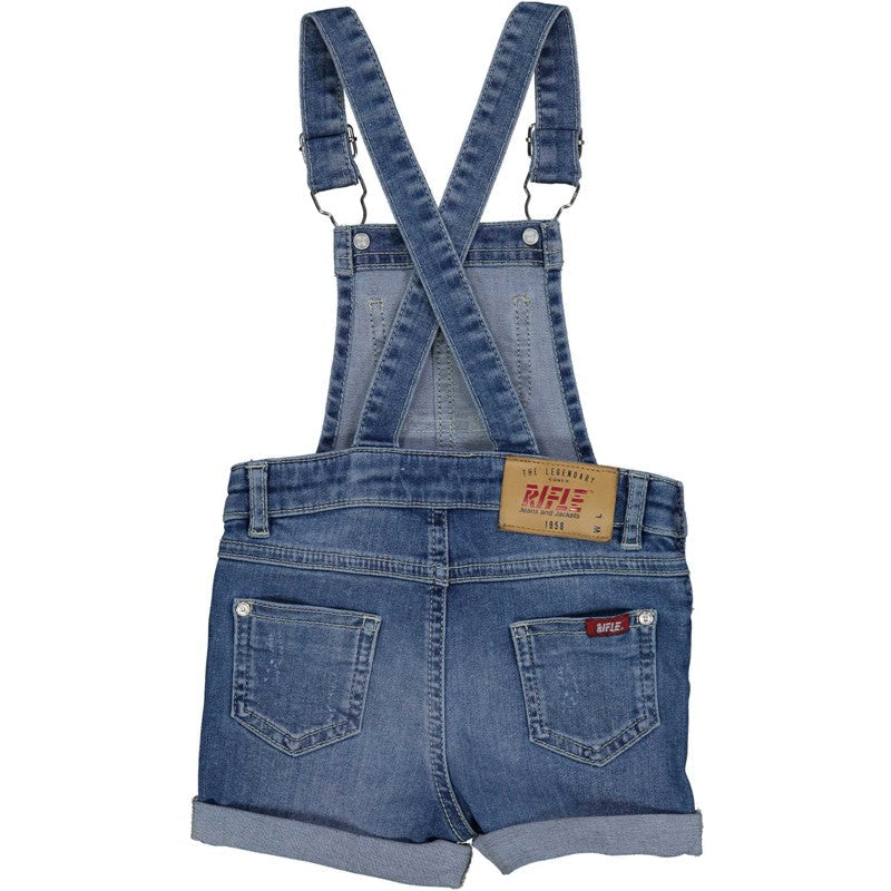 Ogrodniczki jeansowe dziewczęce RIFLE 23502-00 kolor niebieski - - #tag1# - #tag2# - #tag3# - #tag4#