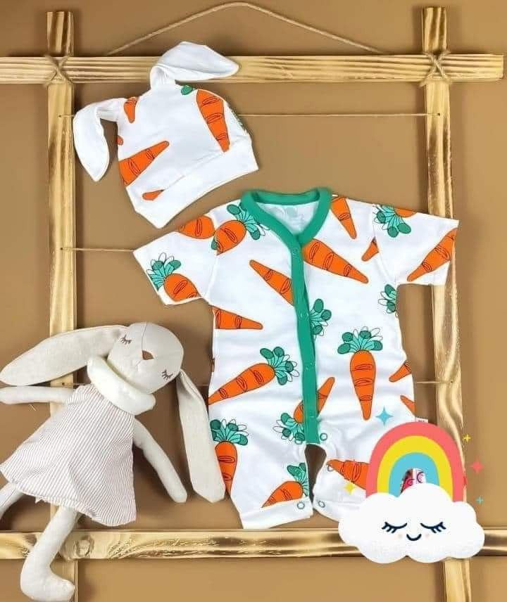 Pajacyk Rampers Niemowlęcy unisex biały 6853-27524 GKMOC -  - #tag1# - #tag2# - #tag3# - #tag4#