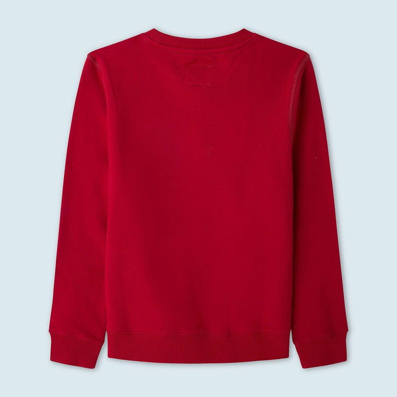 Pepe Jeans Bluza sportowa JAMIE junior chłopak PB581347-274 WINTER RED - - #tag1# - #tag2# - #tag3# - #tag4#