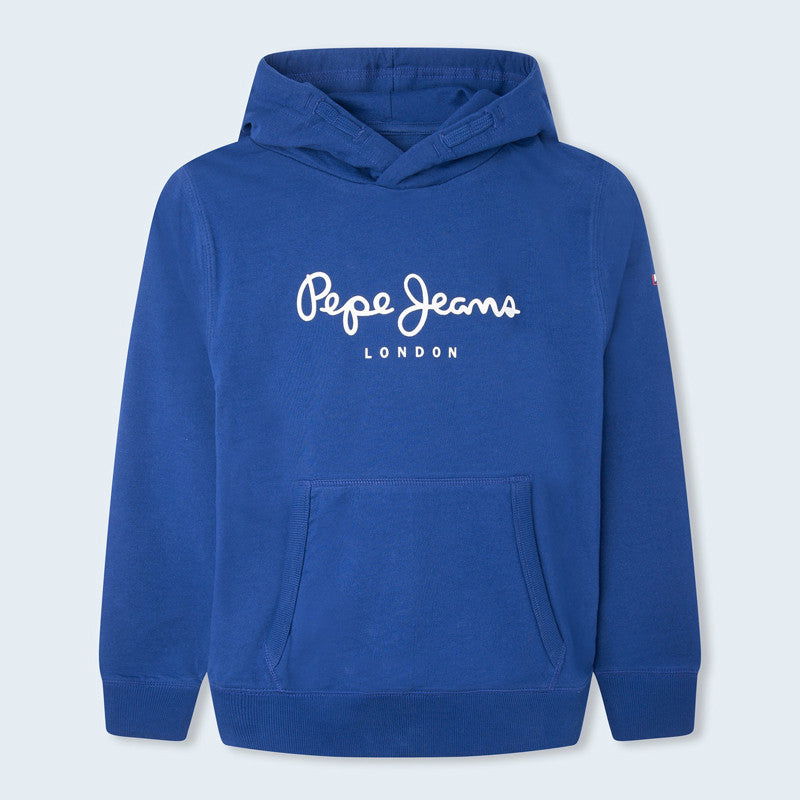 Pepe Jeans Bluza z kapturem GEORGIE HOODIE junior chłopak PB581416-582 granatowy - - #tag1# - #tag2# - #tag3# - #tag4#
