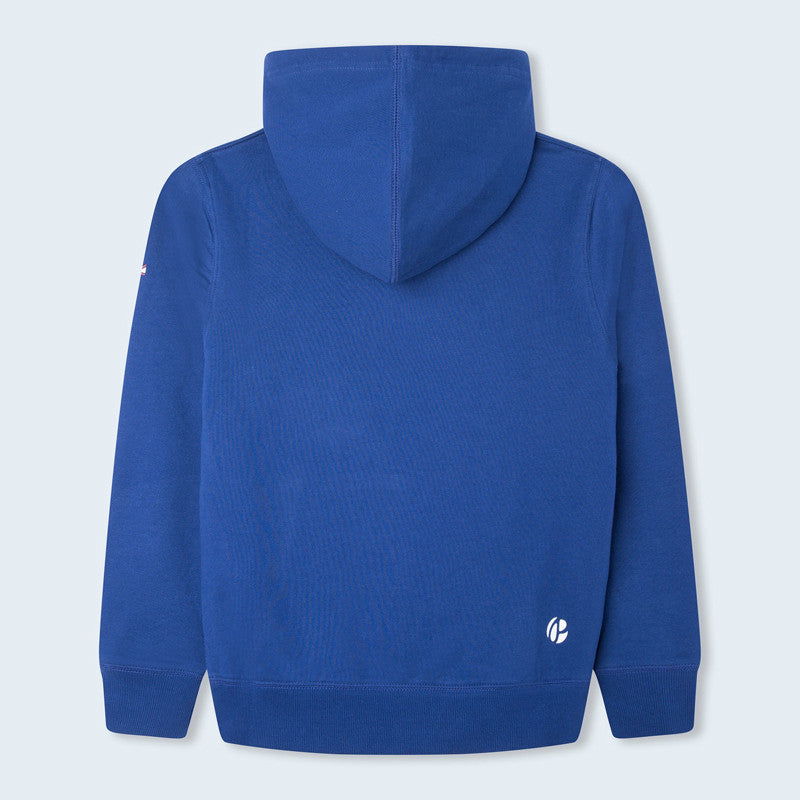 Pepe Jeans Bluza z kapturem GEORGIE HOODIE junior chłopak PB581416-582 granatowy - - #tag1# - #tag2# - #tag3# - #tag4#