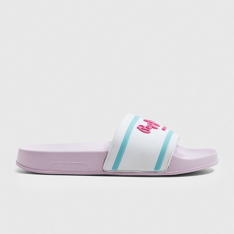 Pepe Jeans Klapki SLIDER LOGO GIRL SS22 junior girl PGS70045-800 WHITE -  - #tag1# - #tag2# - #tag3# - #tag4#