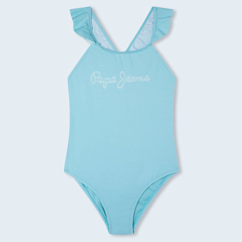 Pepe Jeans Kostium kąpielowy ADELE SWIMSUIT junior dziewczyna PGB10357-529 turkusowy -  - #tag1# - #tag2# - #tag3# - #tag4#
