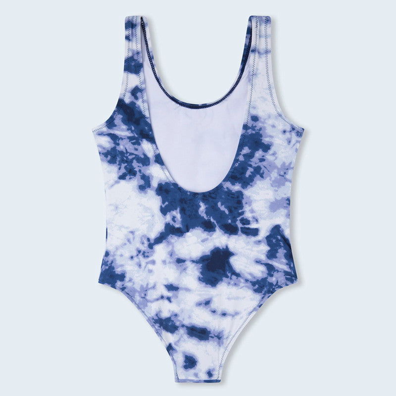 Pepe Jeans Kostium kąpielowy SIENNA SWIMSUIT junior dziewczyna PGB10371-551 biały/niebieski -  - #tag1# - #tag2# - #tag3# - #tag4#