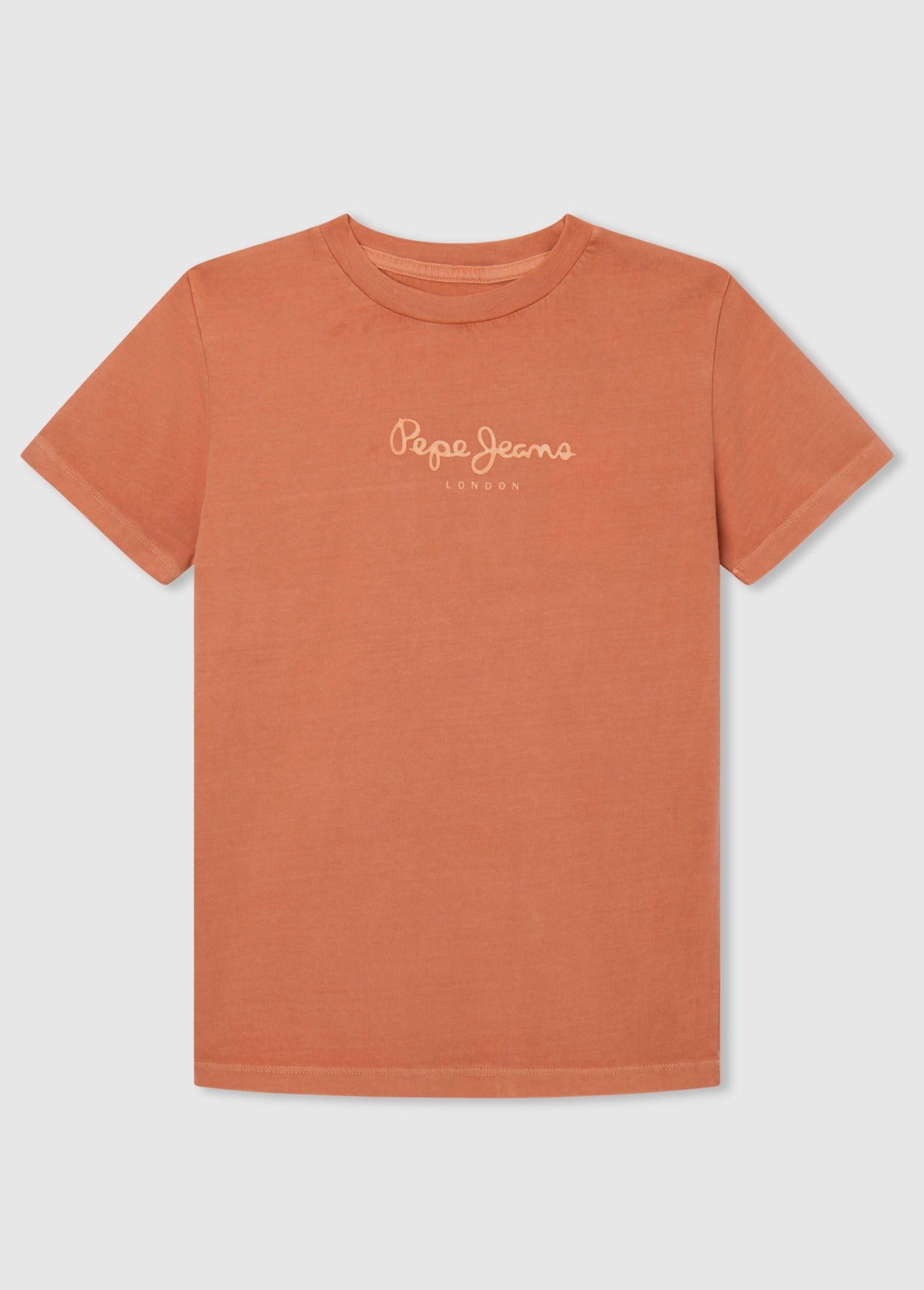 Pepe Jeans PB503535-145 Koszulka WEST SIR JR N chłopak kolor pomarańczowa - - #tag1# - #tag2# - #tag3# - #tag4#