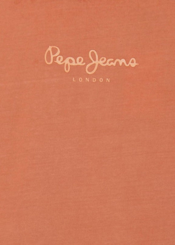 Pepe Jeans PB503535-145 Koszulka WEST SIR JR N chłopak kolor pomarańczowa - - #tag1# - #tag2# - #tag3# - #tag4#