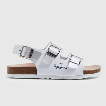Pepe Jeans Sandały BIO CORP GIRL K junior girl PGS90186-800 WHITE -  - #tag1# - #tag2# - #tag3# - #tag4#