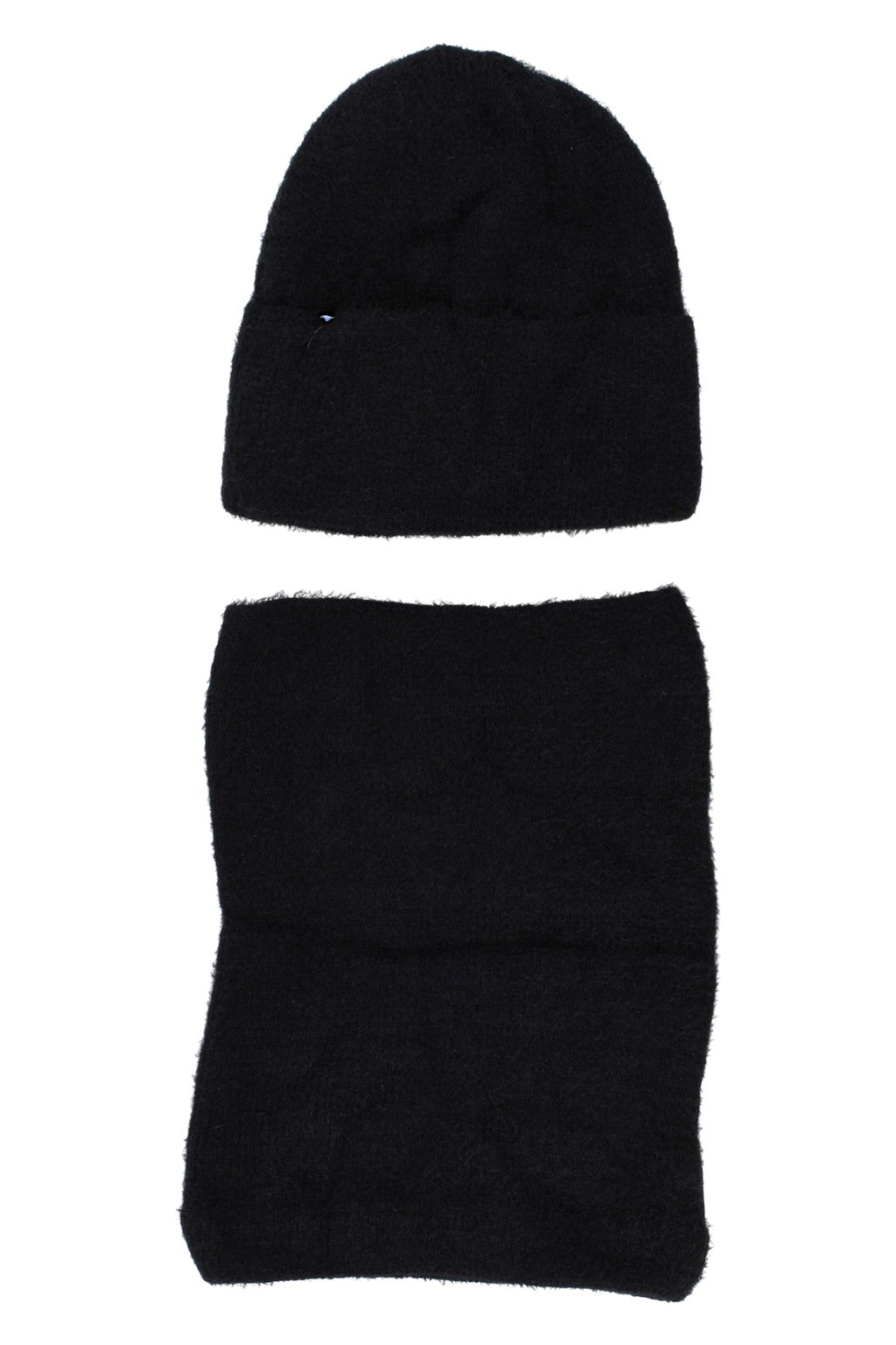 Komplet czapka i komin dziewczęcy czarny Grans B388-P-221025-13