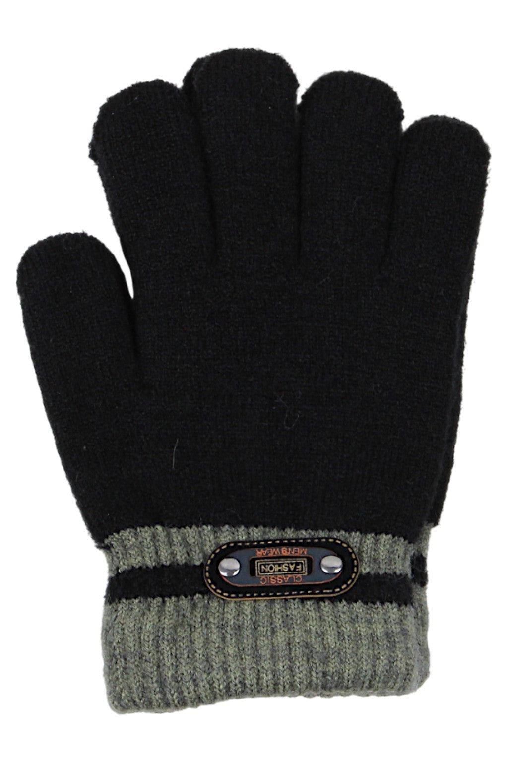 Rękawiczki Claccic chłopięcy czarny Euro Gloves D-298-91025-14