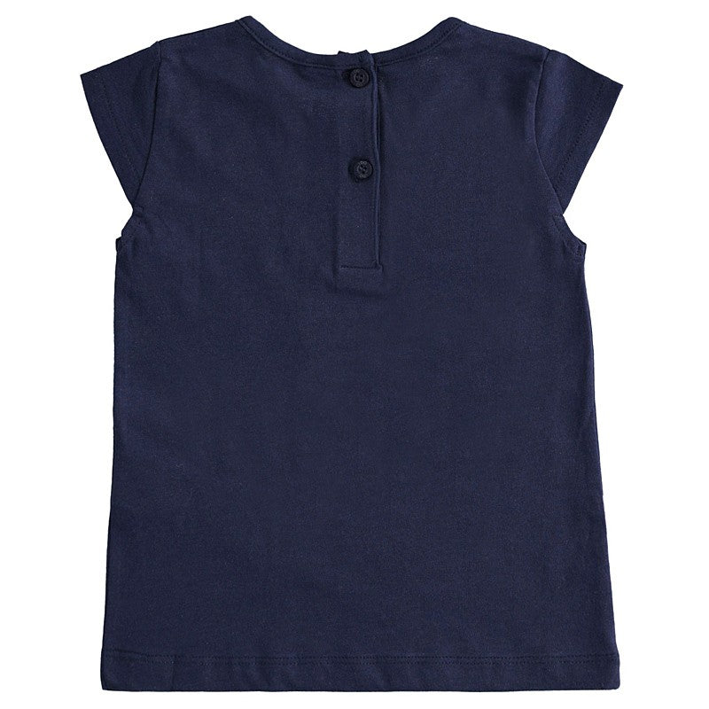 iDO 44748 Koszulka z krótkim rękawem dla dziewczynki kolor granatowy -  - #tag1# - #tag2# - #tag3# - #tag4#