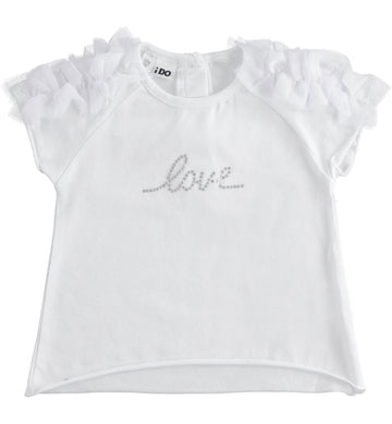 iDO 44759 Koszulka dla dziewczynki kolor biały -  - #tag1# - #tag2# - #tag3# - #tag4#