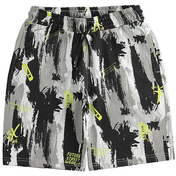 iDO 44827 Bermudy z nadrukiem dla chłopca kolor biały/czarny -  - #tag1# - #tag2# - #tag3# - #tag4#