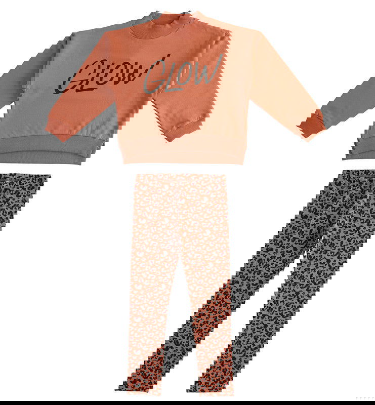 iDO 45694-2042 Komplet bluza i getry dla dziewczynki kolor ceglasty -  - #tag1# - #tag2# - #tag3# - #tag4#