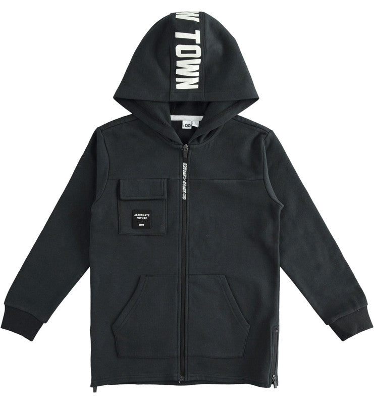 iDO 45724-0658 Bluza z kapturem dla chłopca kolor czarny -  - #tag1# - #tag2# - #tag3# - #tag4#