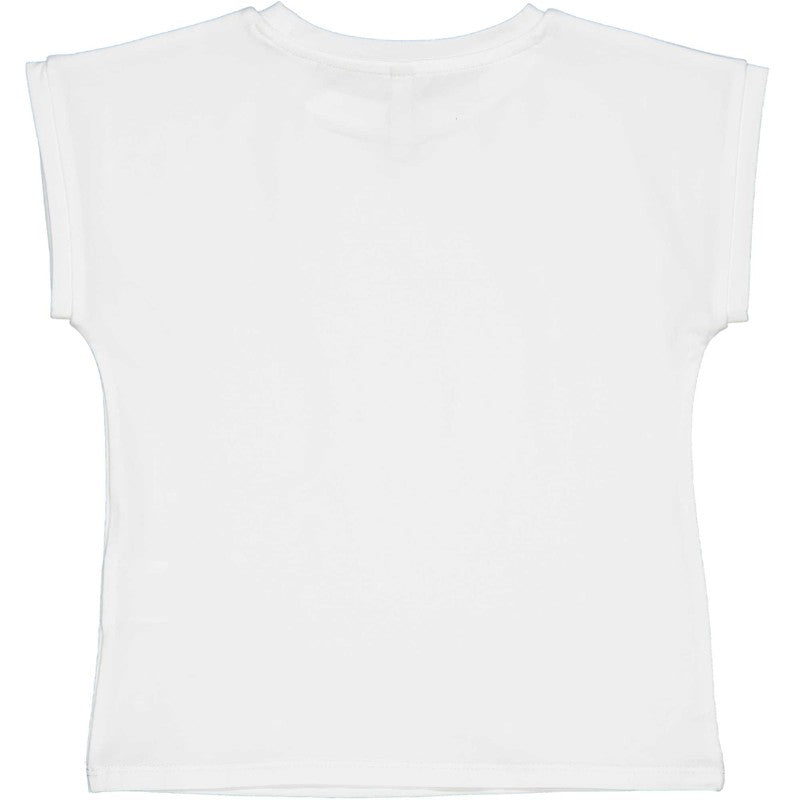 koszulka z dżetami dla dziewczyn Birba&Trybeyond 24465-15A kolor krem -  - #tag1# - #tag2# - #tag3# - #tag4#