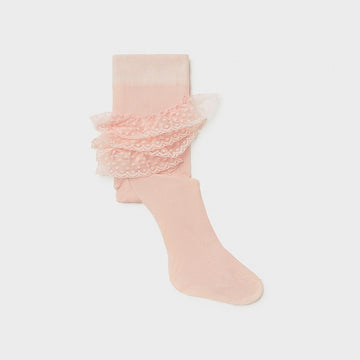 Mayoral 9354-28 rosa Rüschenstrumpfhose für Mädchen