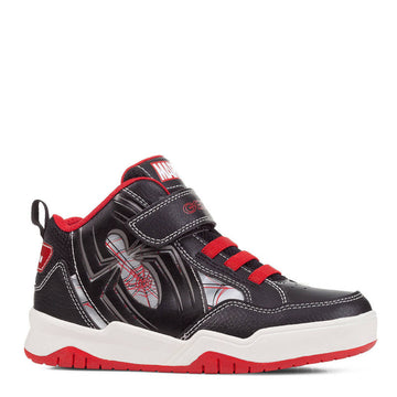 Jungen-Sneaker Geox J267RC-05411-C0048 schwarz/rot