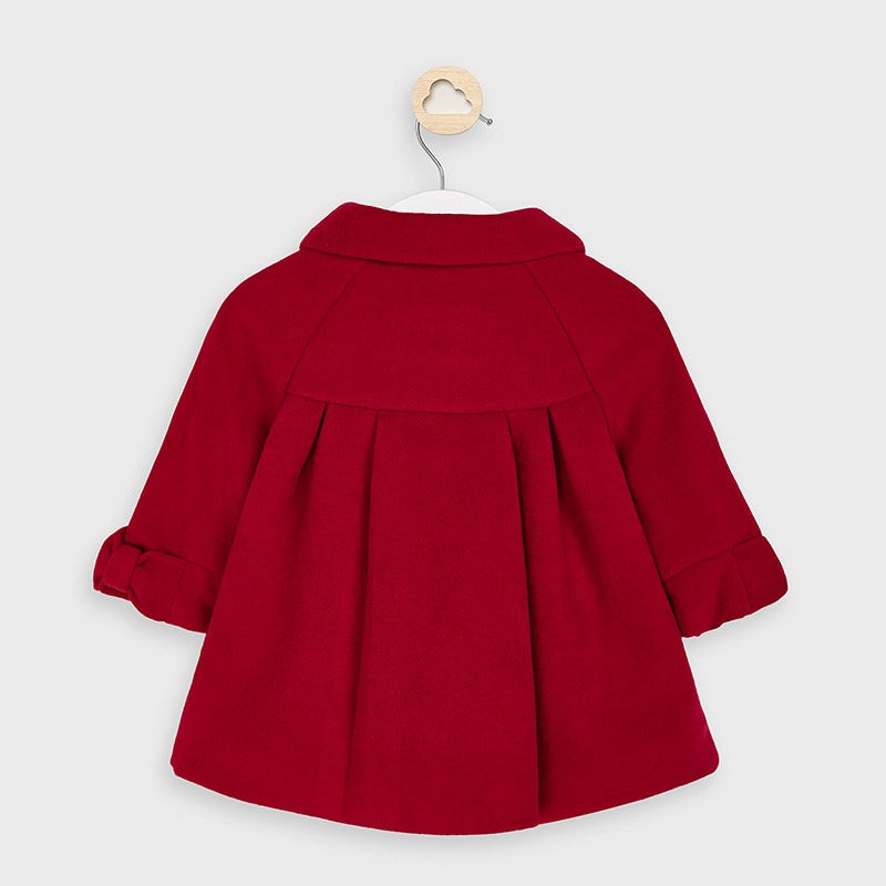 Eleganter Mantel für Mädchen Mayoral 2466-45 Rot