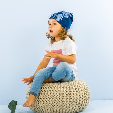 Pupill Czapka dziewczęca przejściowa granat Penelope