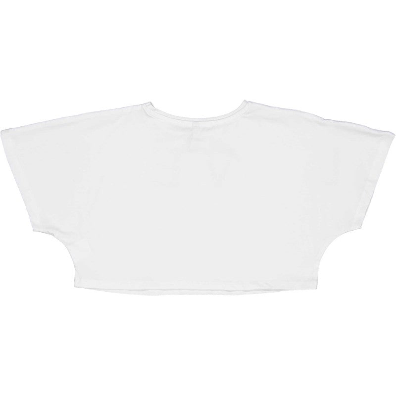 short t-shirt for girls Birba&Trybeyond 24412-15A cream color