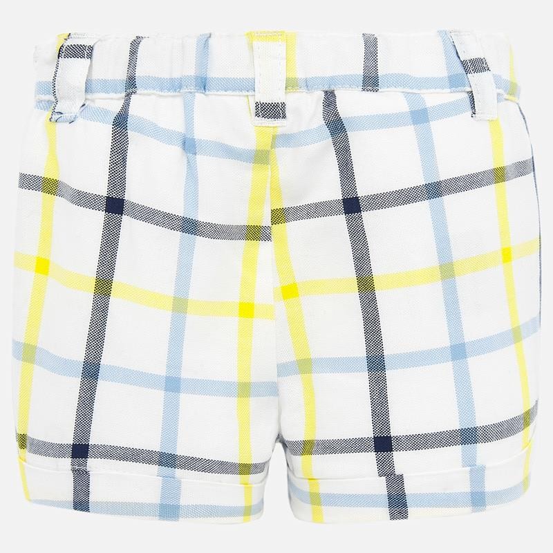 Mayoral 1262-53 Jungen Baumwollshorts weiß/gelb